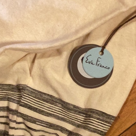 Eva Franco Chia Zen Stripe Sweatshirt Stripe 100% Cotton - Picture 9 of 9